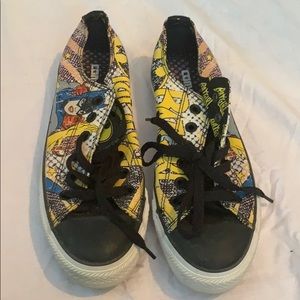 Converse All Star low  Batgirl size 8